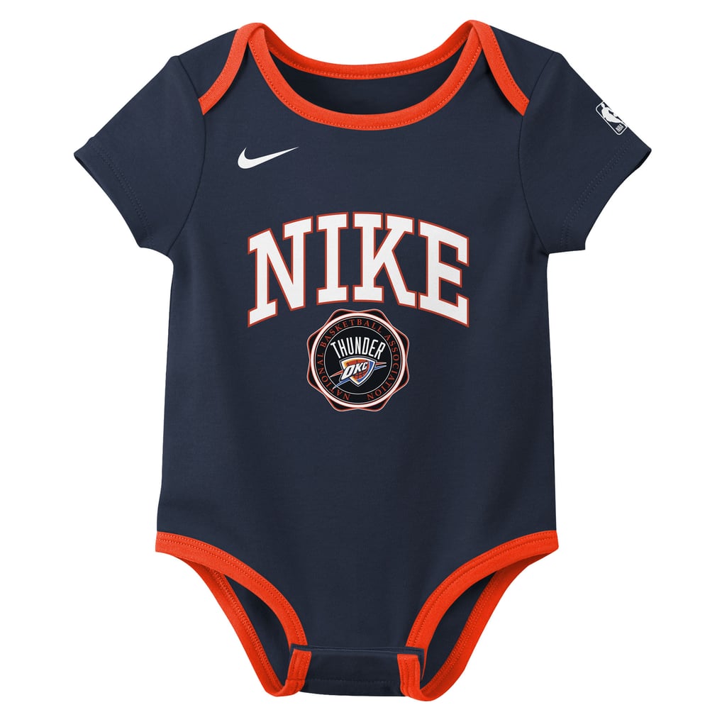 Oklahoma City Thunder Nike Newborn Just Do It Two-Pack Bodysuit Set - Navy/Black